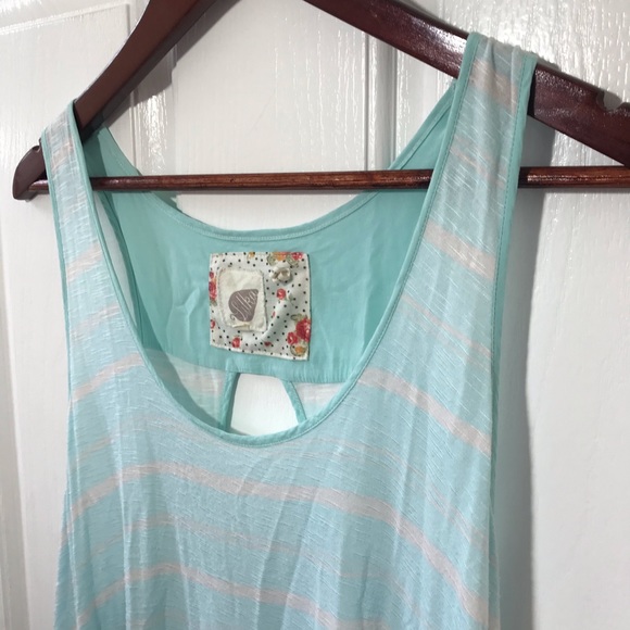 Anthro Lilka Alameda striped slub tank top - Picture 2 of 7